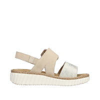 Rieker 69260-60 Beige Sandals
