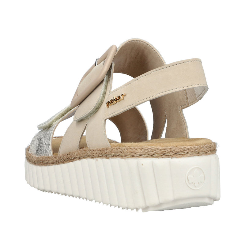 Rieker 69260-60 Beige Sandals