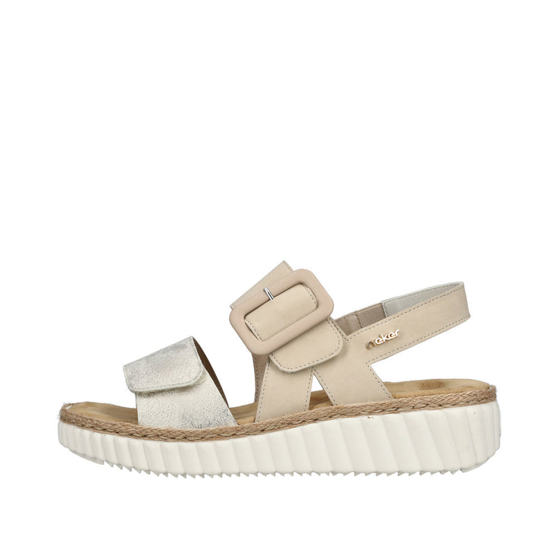 Rieker 69260-60 Beige Sandals