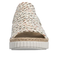 Rieker Rachel 69276-60 Beige Wide Sandals