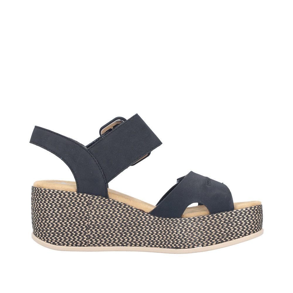 Rieker Rose 69450-14 Navy Sandals