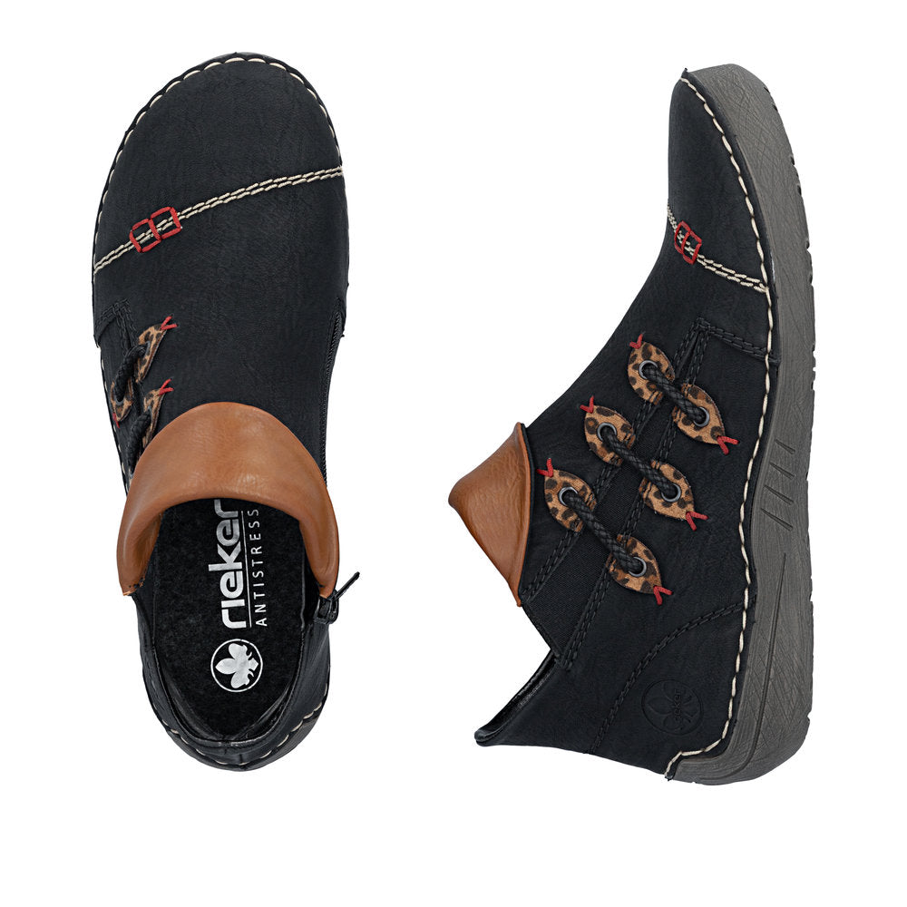 Rieker Angela 72581-00 Black Shoes