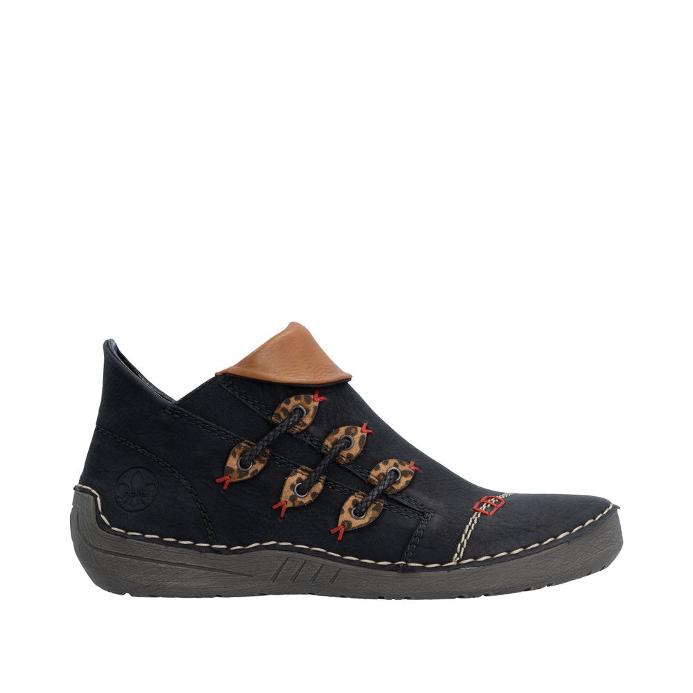 Rieker Angela 72581-00 Black Shoes