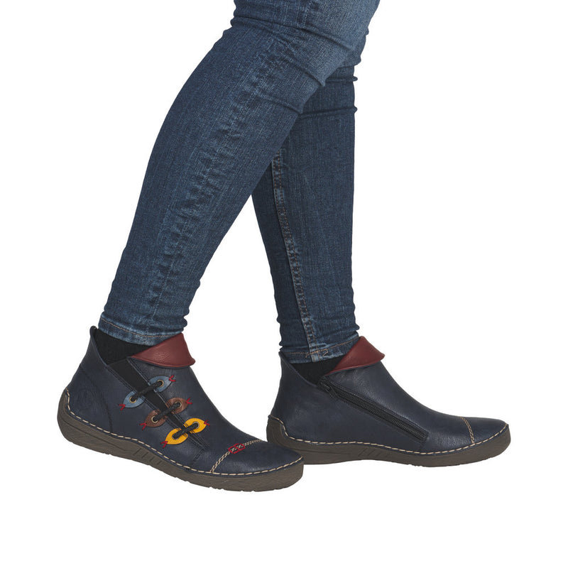 Rieker 72581-14 Navy/Multi Boots