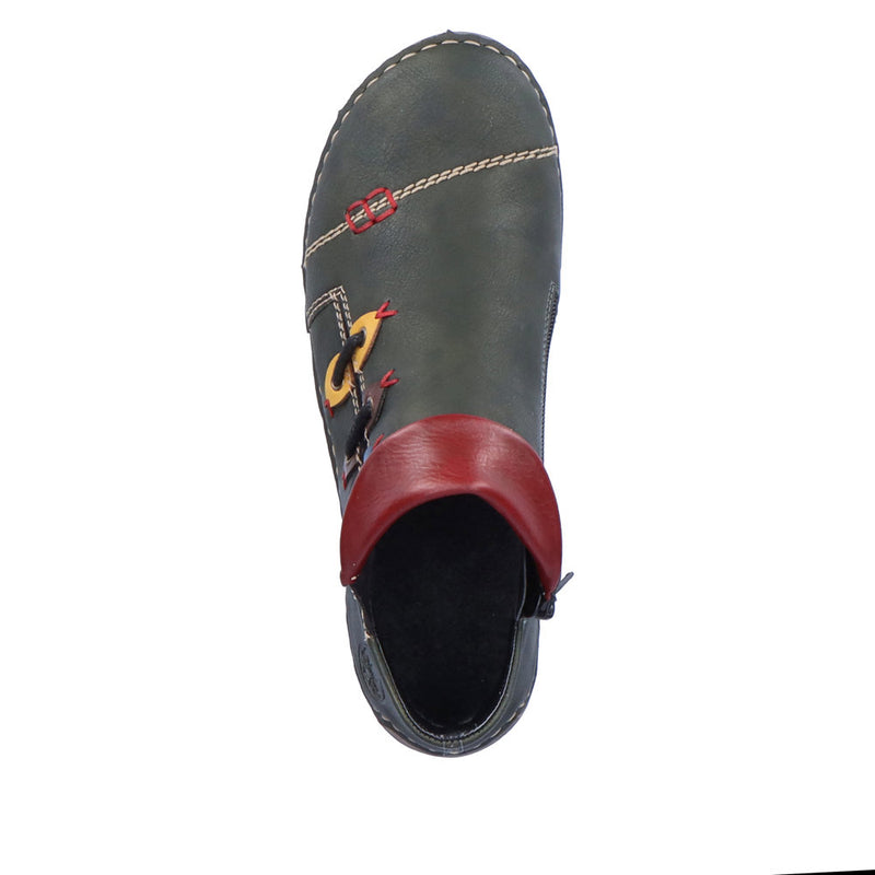 Rieker 72581-54 Forest/Brandy/Wine Boots