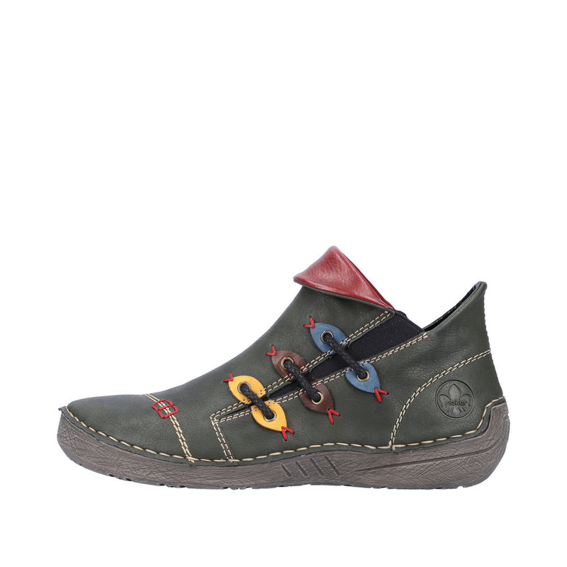 Rieker 72581-54 Forest/Brandy/Wine Boots