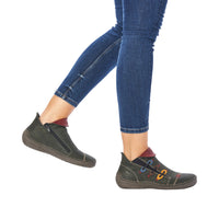 Rieker 72581-54 Forest/Brandy/Wine Boots