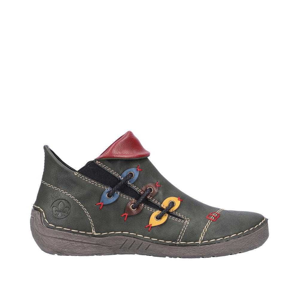 Rieker 72581-54 Forest/Brandy/Wine Boots