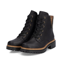 Rieker 72617-00 Womens Black Boots