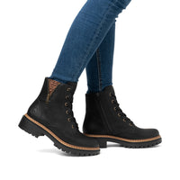 Rieker 72617-00 Womens Black Boots