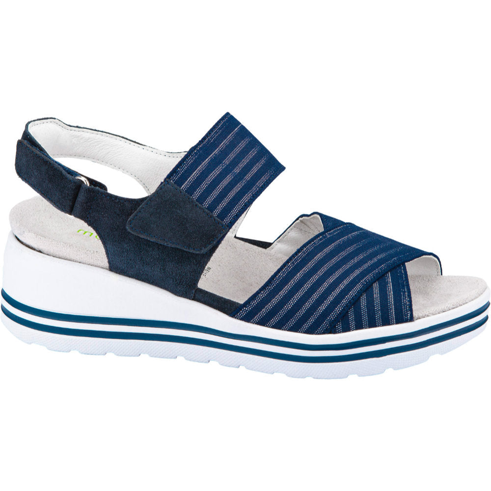 Waldlaufer 728005-130-021 Deep Blue Sandals