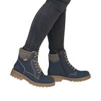 Rieker Sabrina 73220-14 Blue Boots