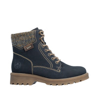 Rieker Sabrina 73220-14 Blue Boots