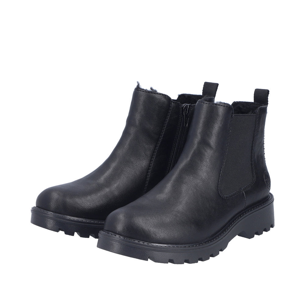 Rieker Sabrina 73250-01 Black Boots