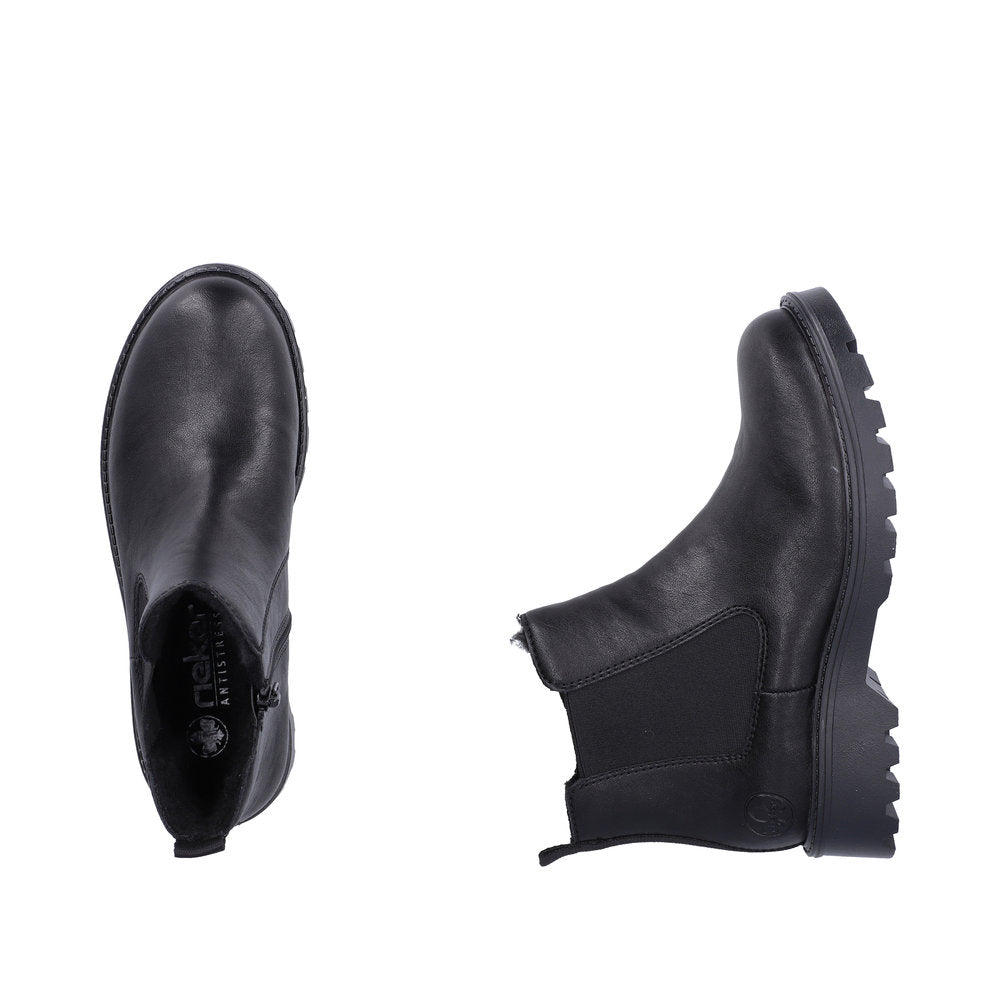 Rieker Sabrina 73250-01 Black Boots