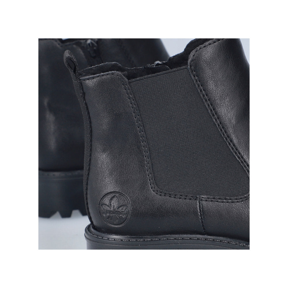 Rieker Sabrina 73250-01 Black Boots
