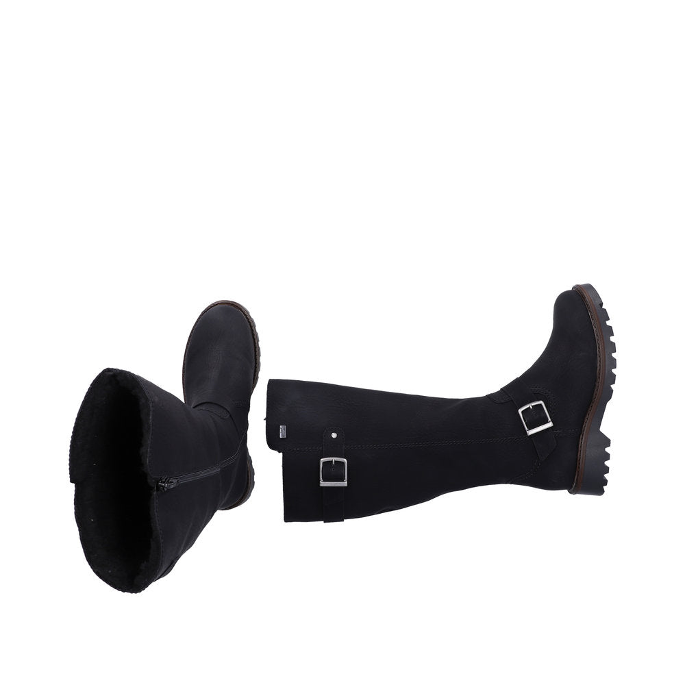 Rieker Sabrina 73292-00 Black Boots