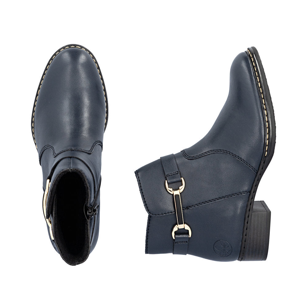 Rieker Conny 73487-14 Blue Boots