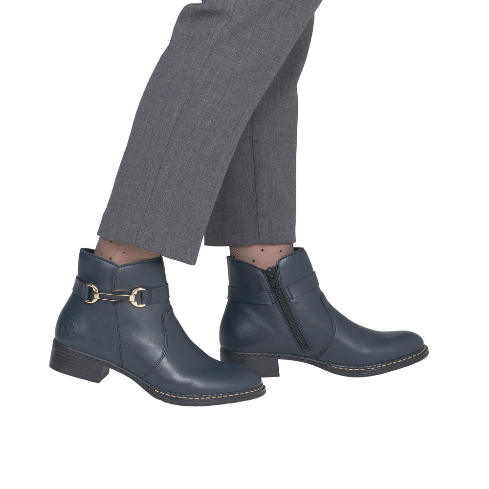Rieker Conny 73487-14 Blue Boots