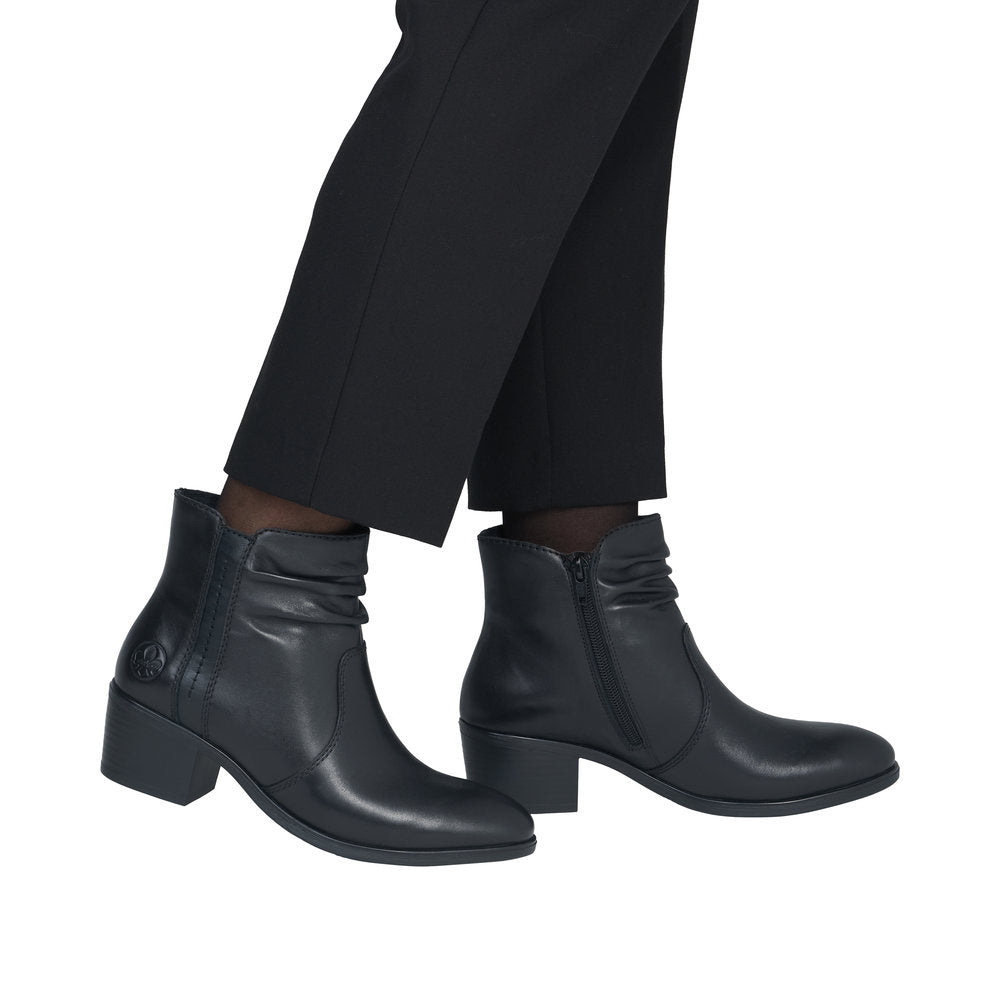 Rieker Fiona 73953-00 Black Boots