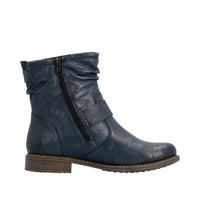 Rieker Ornella 74857-14 Wide Blue Boots