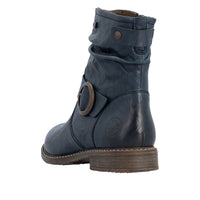 Rieker Ornella 74857-14 Wide Blue Boots