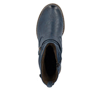 Rieker Ornella 74857-14 Wide Blue Boots