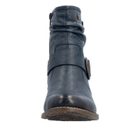 Rieker Ornella 74857-14 Wide Blue Boots