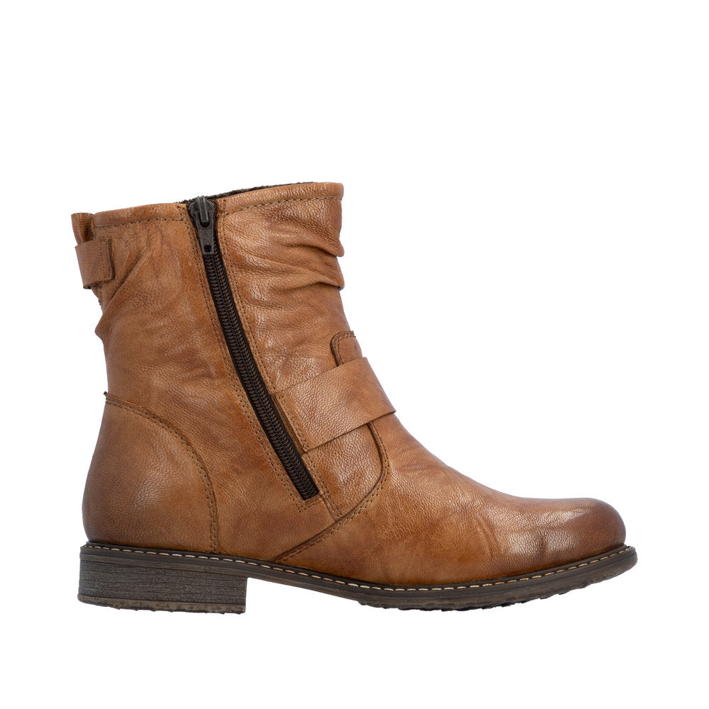 Rieker Ornella 74857-22 Wide Brown Boots
