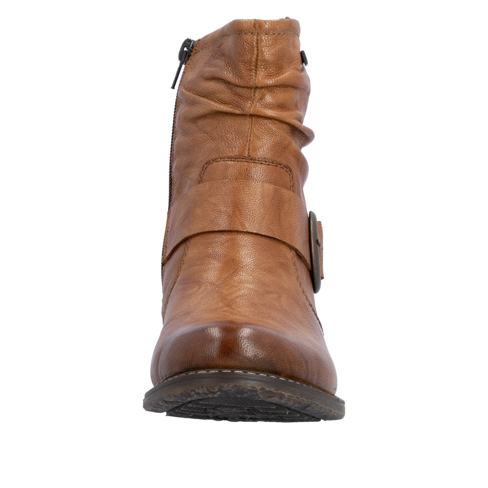 Rieker Ornella 74857-22 Wide Brown Boots