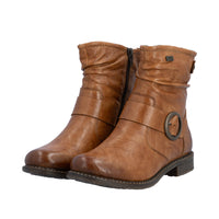 Rieker Ornella 74857-22 Wide Brown Boots