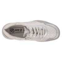 DB Shoes Lauren Silver White Leather Multi Shoes 75438W 2V