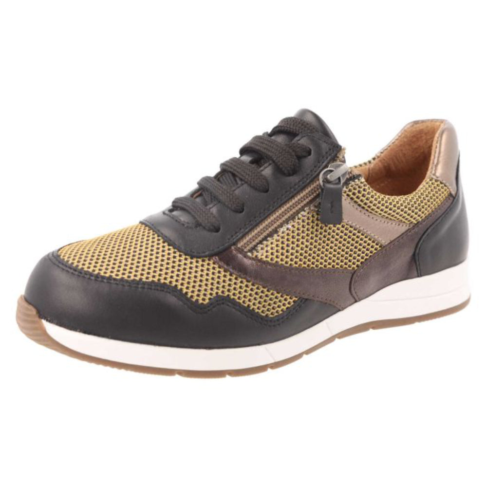 DB Shoes Ava Black/Gold Shoes 2V