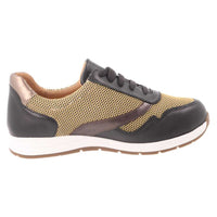 DB Shoes Ava Black/Gold Shoes 2V