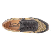 DB Shoes Ava Black/Gold Shoes 2V