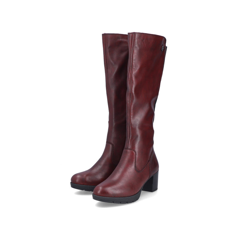 Rieker 77684-35 Womens Red Boots