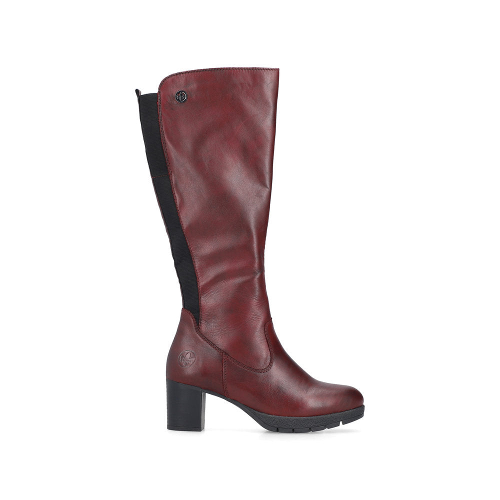 Rieker 77684-35 Womens Red Boots