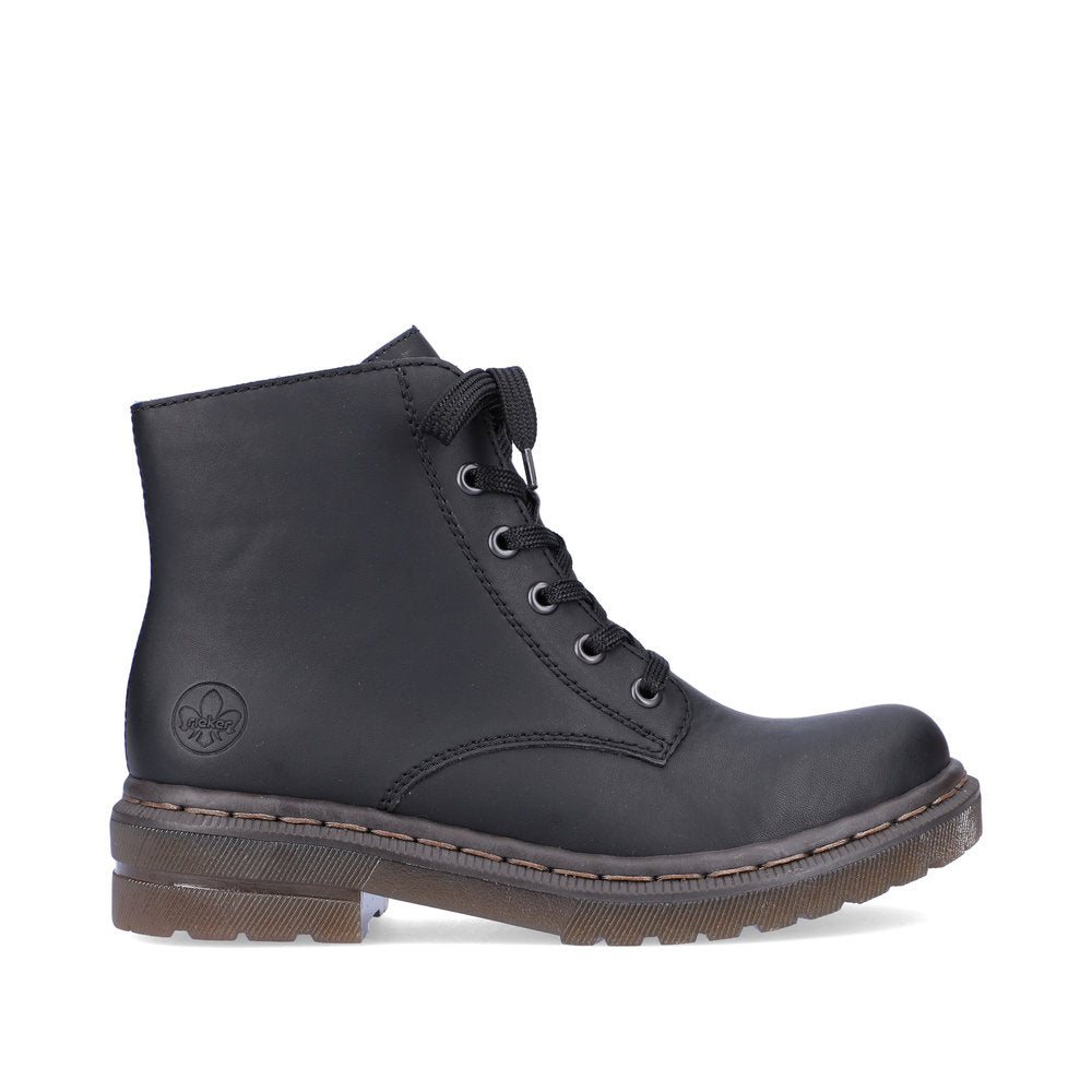 Rieker 78240-00 Womens Black Boots