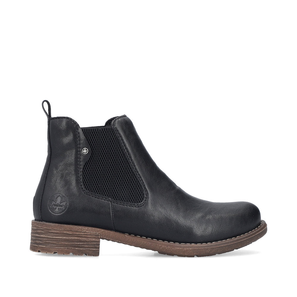 Rieker 79450-00 Womens Black Boots