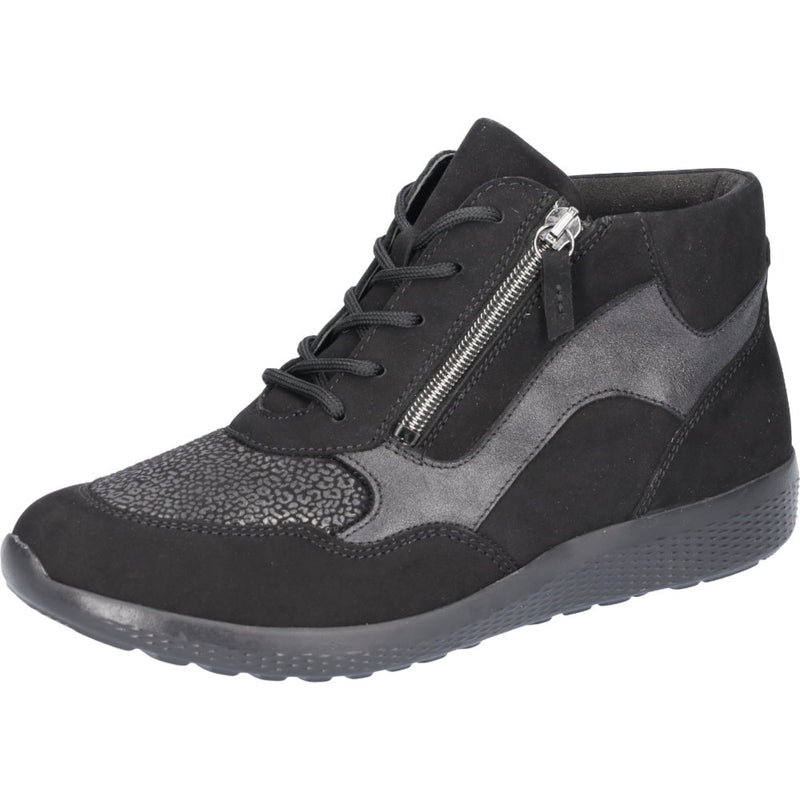 Waldlaufer 815M80-304-001 Black Boots