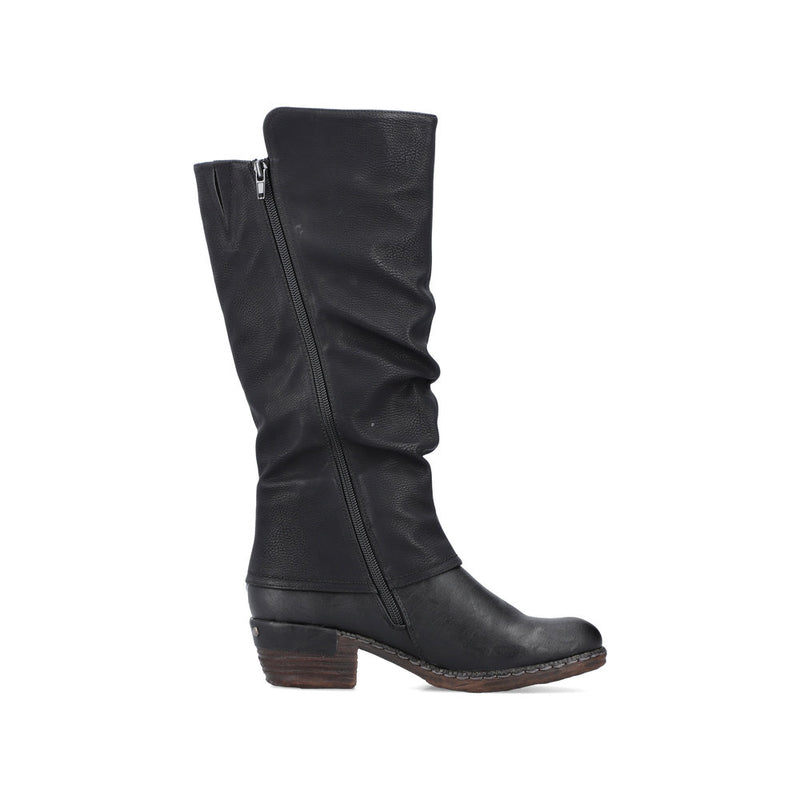 Rieker 93655-00 Womens Black Boots