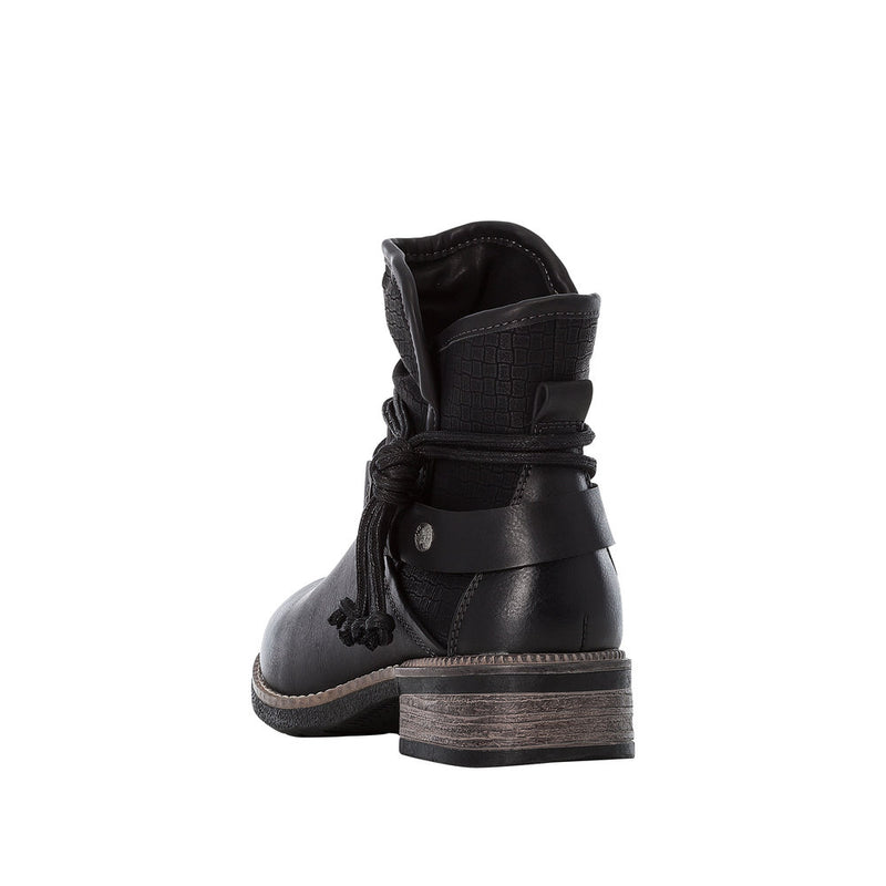 Rieker 94689-00 Womens Black Boots