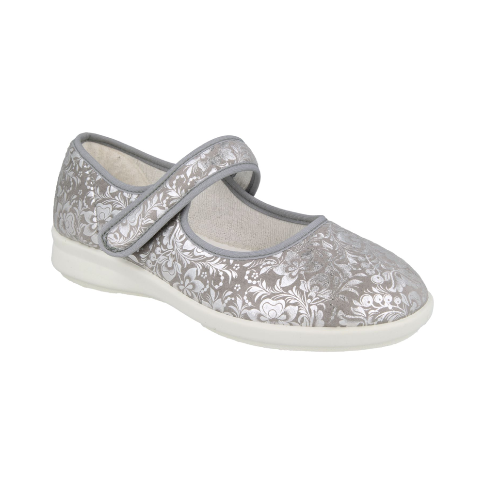 DB Shoes Auckland Silver Grey Canvas Shoes 2V