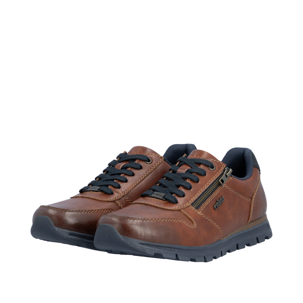 Rieker Malik B0513-24 Wide Brown Shoes