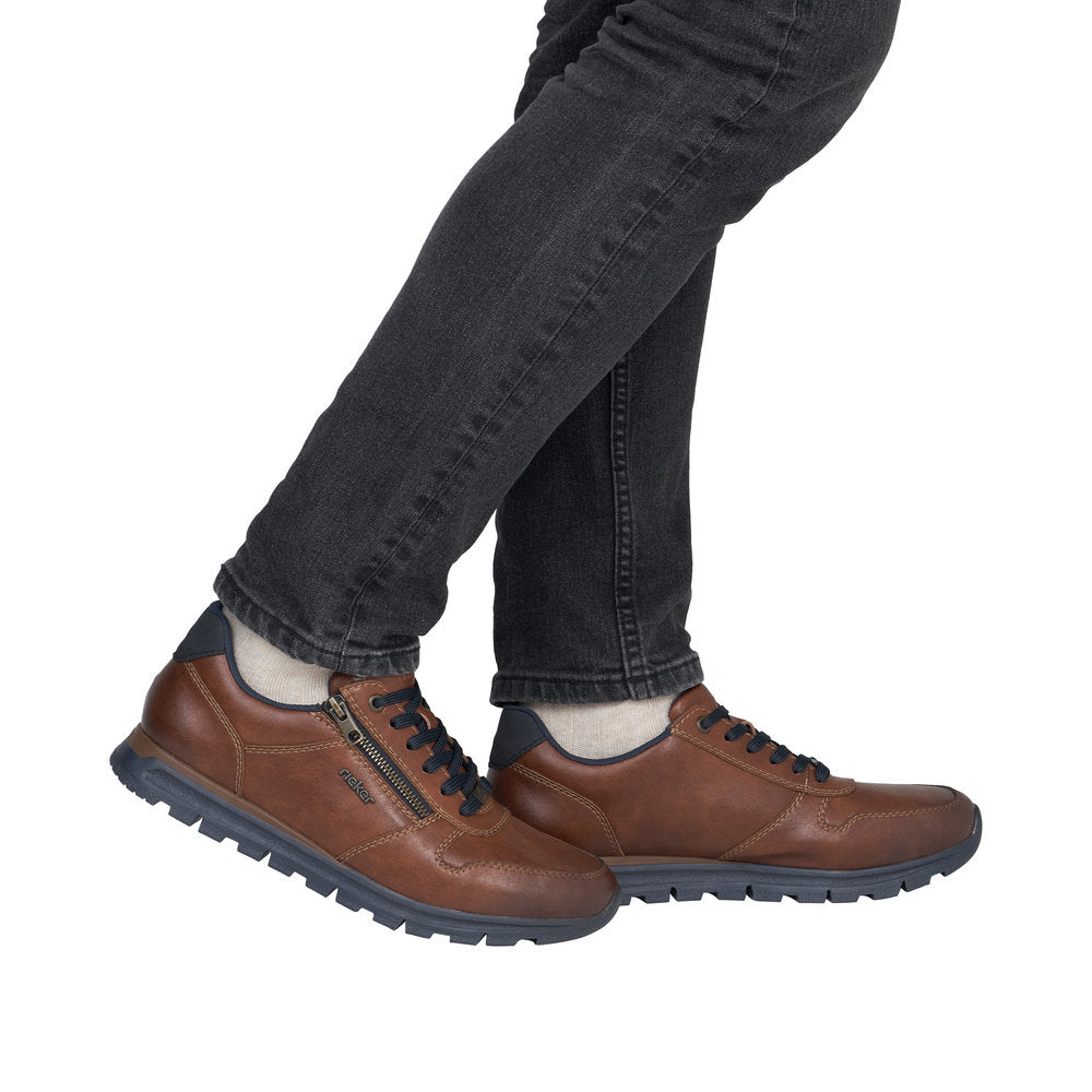 Rieker Malik B0513-24 Wide Brown Shoes