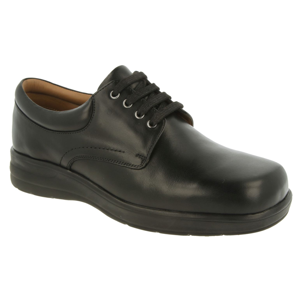 DB Shoes Bob Black Leather Shoes 2V