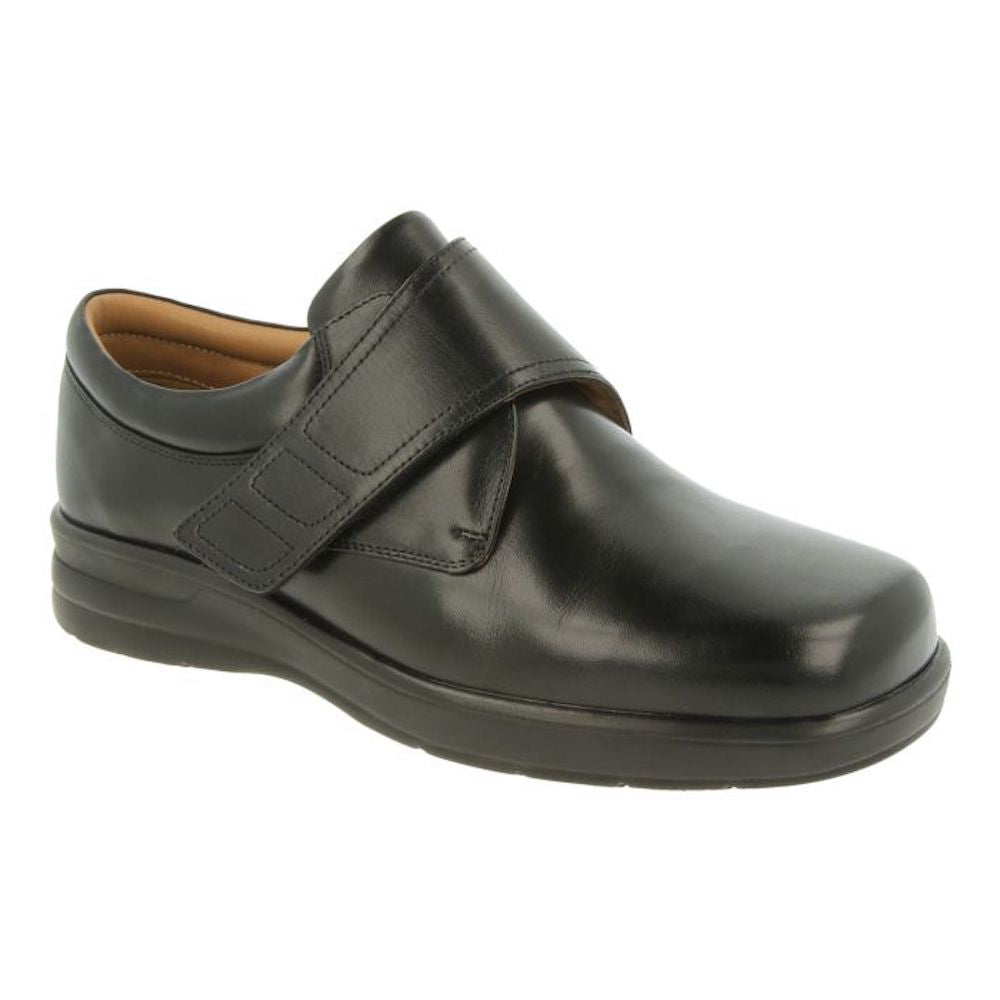 DB Shoes Benny Black Leather Shoes 6V