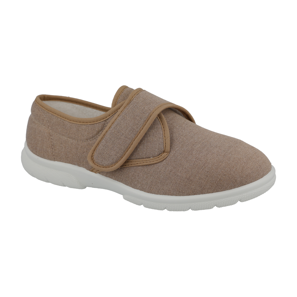DB Shoes Cannock Taupe Canvas Shoes 6V