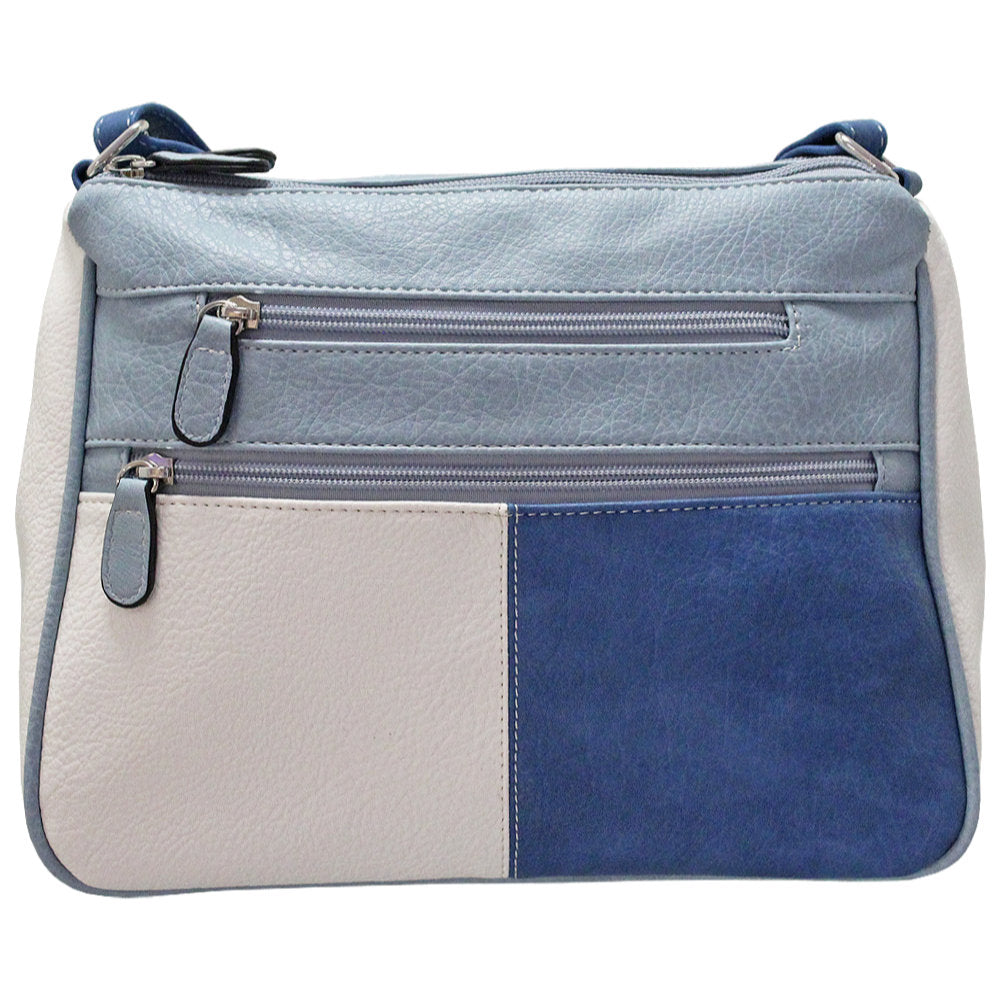 Envy Cathy Denim/White Bag
