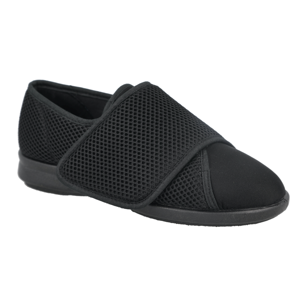 DB Shoes Clyde 72992A Black Slippers 6V (Medical Exemption)